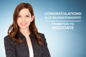 Congratulations on your promotion Ellie Bassingthwaighte