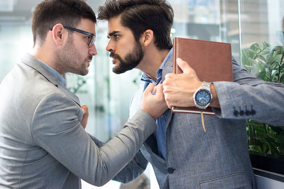 Fighting at work can lead to disciplinary action